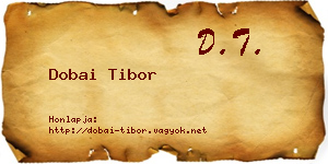 Dobai Tibor névjegykártya